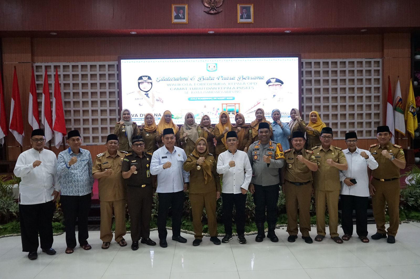 Pemerintah Kota Bandar Lampung Menggelar Silahturahmi dan Buka Puasa Bersama.