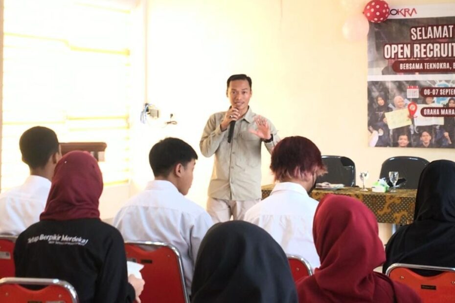 Teknokra Oprec 2025, Ketua IWO Lampung Ajak Calon Magang jadi Kru Profesional dan Cinta Organisasi