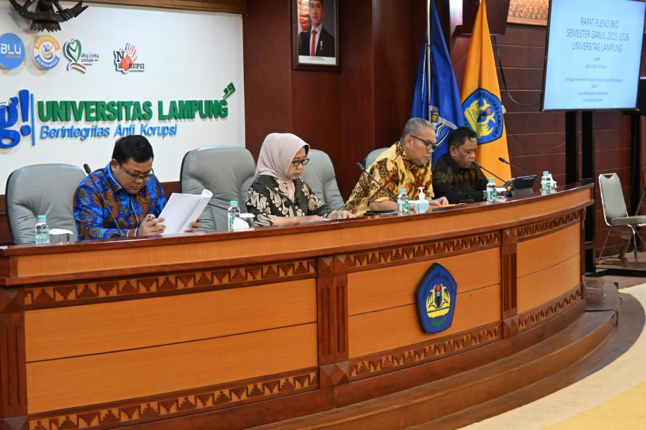 Unila Gelar Rapat Pleno BKD Semester Ganjil 2025/2026