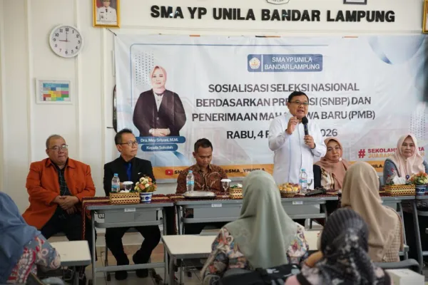 Unila Gelar Sosialisasi PMB Tahun 2026 di SMA YP Unila