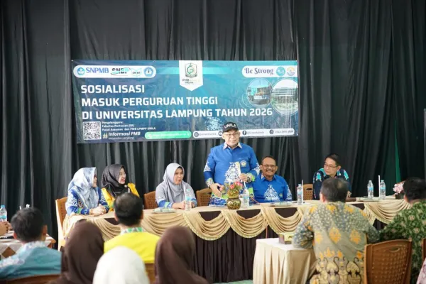 Unila Sosialisasikan PMB Tahun 2026 di SMA Negeri 2 Gadingrejo