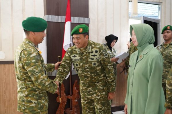 Pangkat Naik, Tanggung Jawab Bertambah, Danrem 043/Gatam Tekankan Keteladanan Prajurit